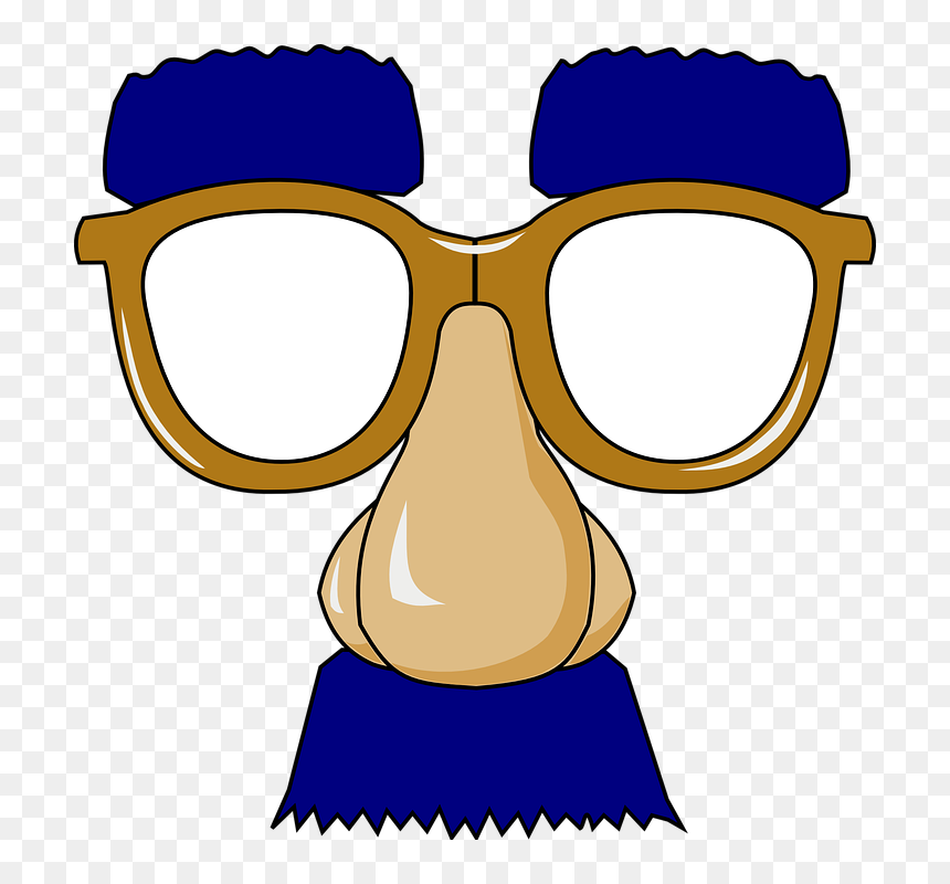 Funny Glasses Clip Art, HD Png Download - halloween costume png