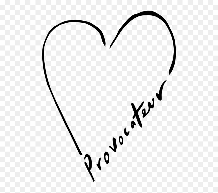 Provocateur Logo Black Small - Heart, HD Png Download - small heart png