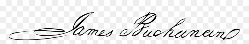 President Buchanan Signature, HD Png Download - buchanans png