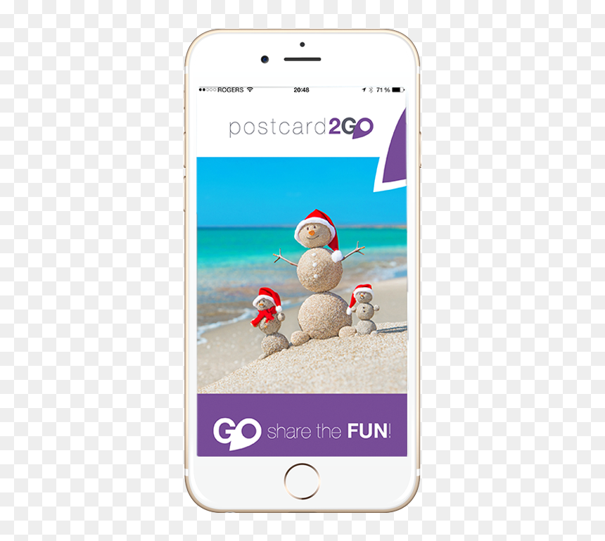 Screen Home Automne Mockup - Carnival Cruise Line Christmas, HD Png Download - postcard stamp png