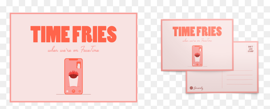Postcard 3 Of Sincerely Whimsical Postcard Series - Qupid, HD Png Download - postcard stamp png