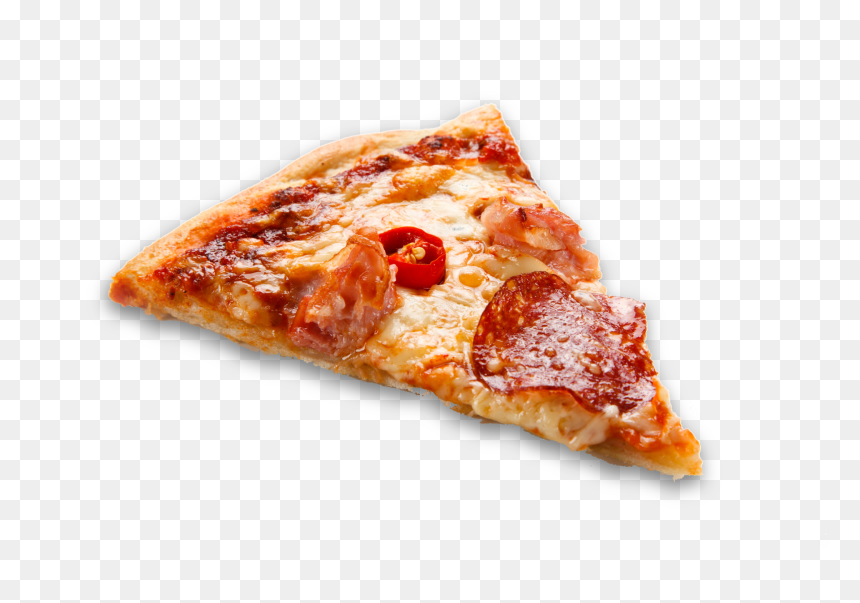 Italian Pizza Slice Of A Pepperoni Pizza In Waterbury, - Slice Ham And Cheese Pizza, HD Png Download - pepperoni pizza slice png