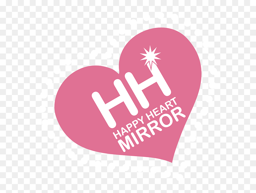 Happy Heart Mirror - Graphic Design, HD Png Download - photo heart booth png