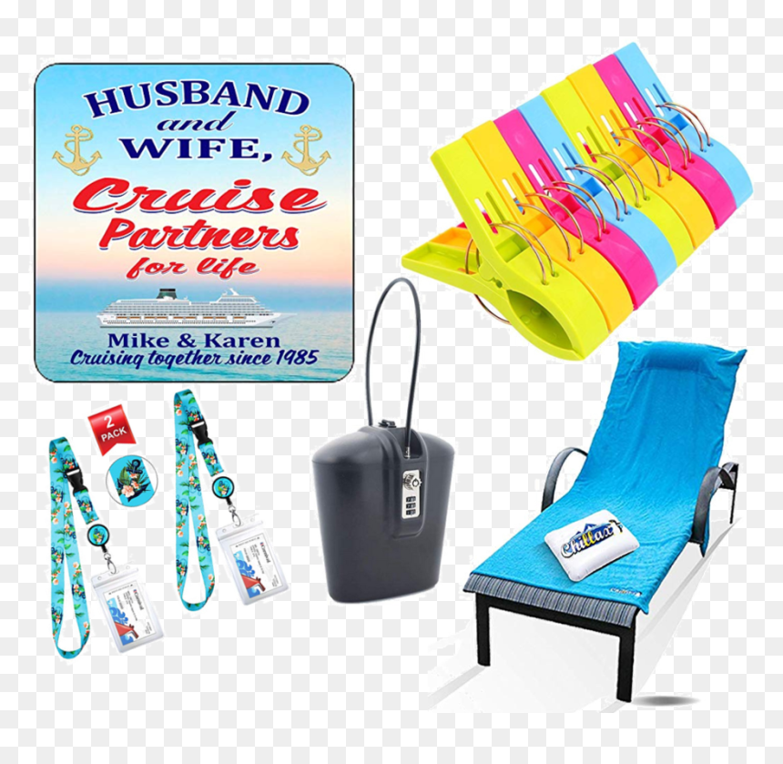 Shoppingforontheship - Beach Chair Towel, HD Png Download - cruise png
