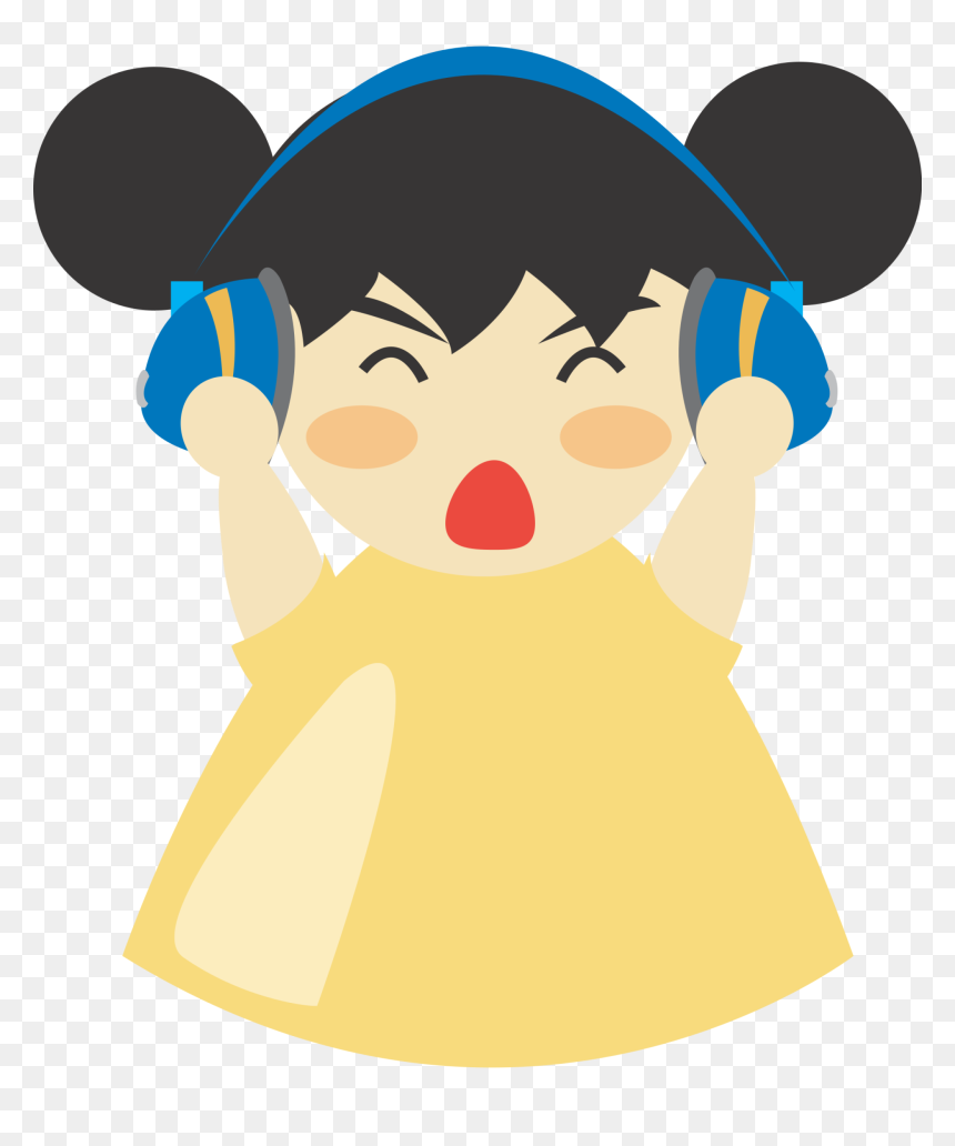 Headphone Svg Clip Arts - Listen To Music Png, Transparent Png - headphones.png