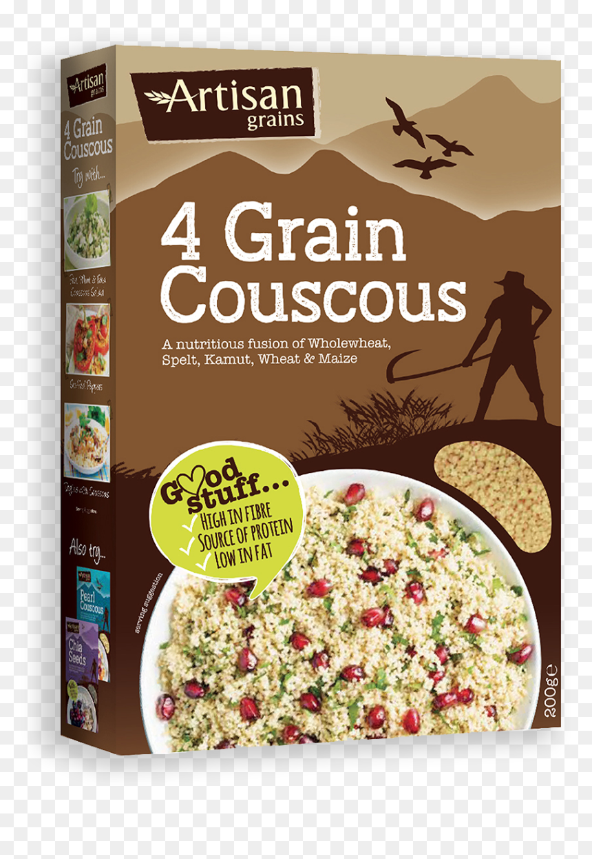 Artisan Grains Quinoa 220g , Png Download - Artisan Grains Royal Quinoa, Transparent Png - grains png