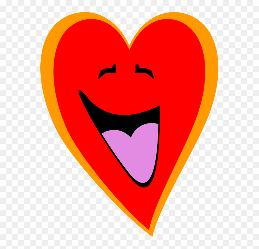 Emoticon,heart,love - Happiness In Heart Clipart, HD Png Download - hart png