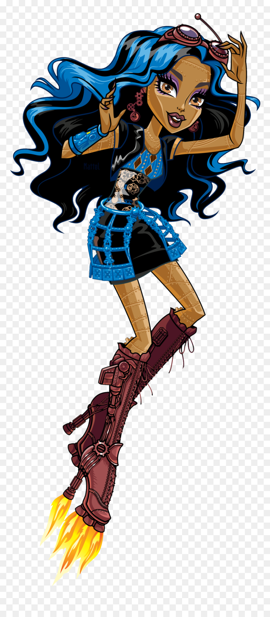 Robecca Steam Monster High Characters, HD Png Download - monster high logo png