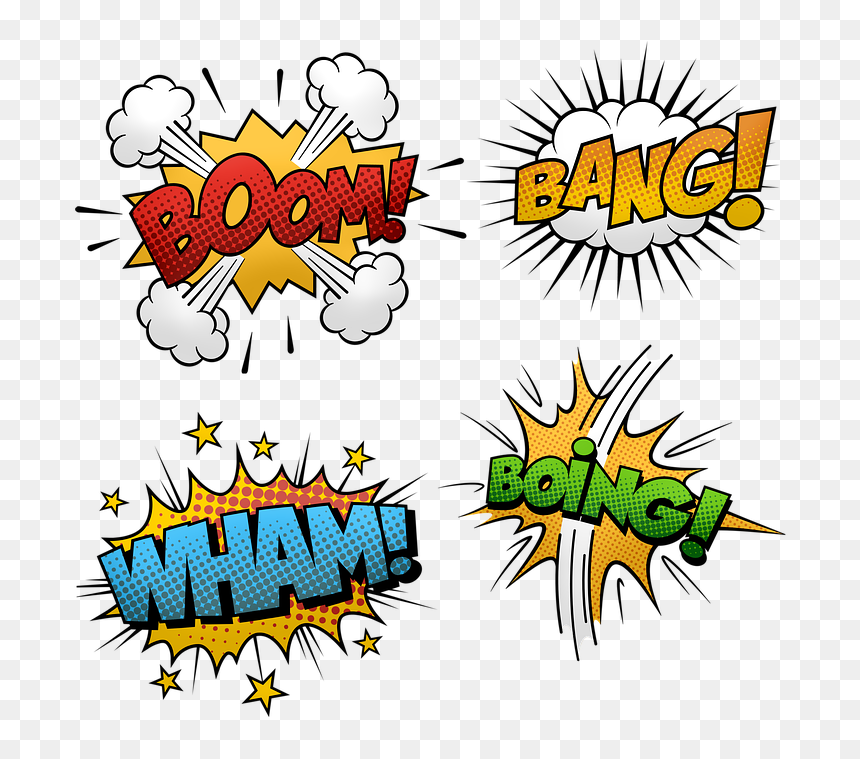 Cartoon, HD Png Download - comic pow png