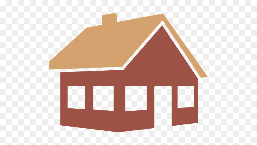 Vastu Shastra House Plan Eagle Silhouette - Real Estate Clipart Png, Transparent Png - house roof png