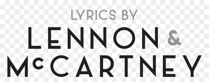 Lennon Mccartney Transparent, HD Png Download - explicit lyrics png