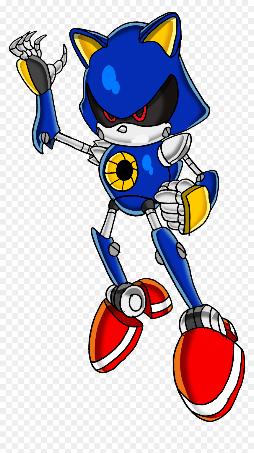 Metal Sonic Tails19950 - Papercraft Sonic The Hedgehog, HD Png Download - metal sonic png
