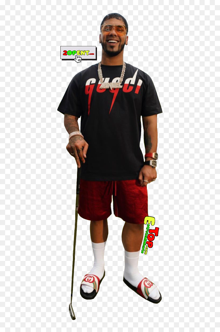 Anuel Aa Gucci - Standing, HD Png Download - anuel aa png