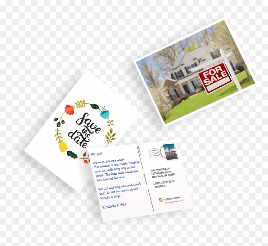 Brochure, HD Png Download - postcard stamp png
