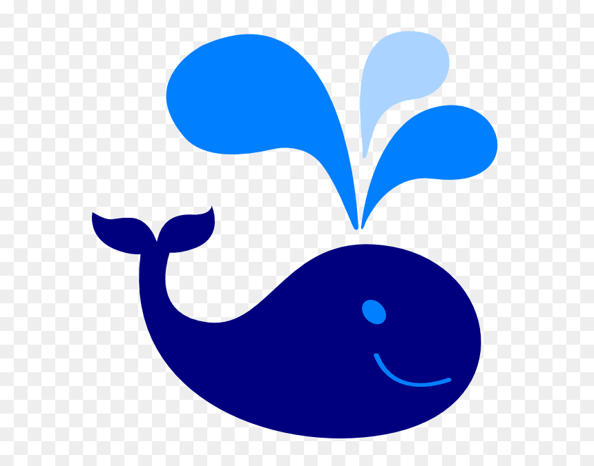 Sperm Vector Blue - Baby Shower Blue Whale, HD Png Download - sperm whale png