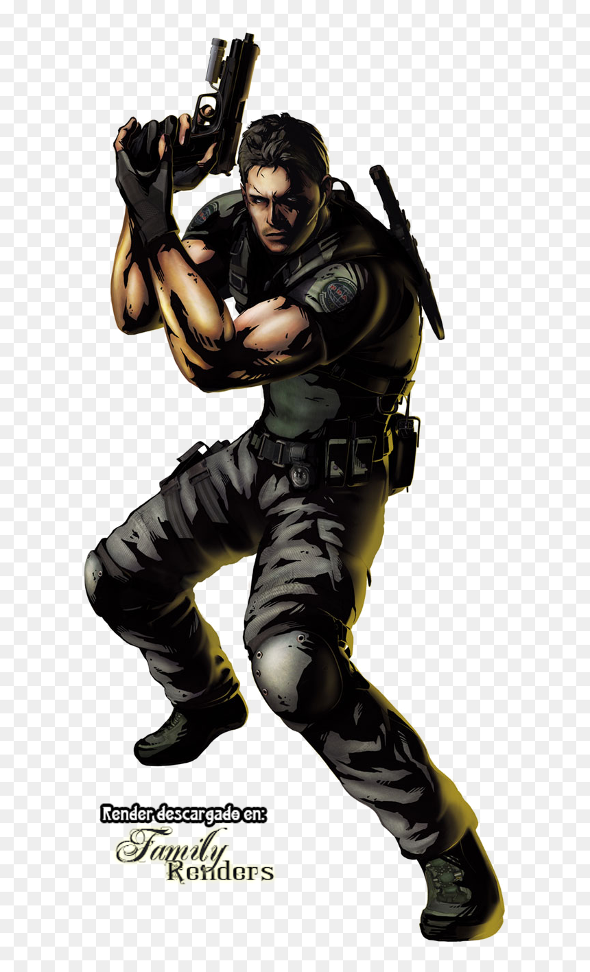 Png-chris Redfield - Chris Redfield Ultimate Marvel Vs Capcom, Transparent Png - chris redfield png