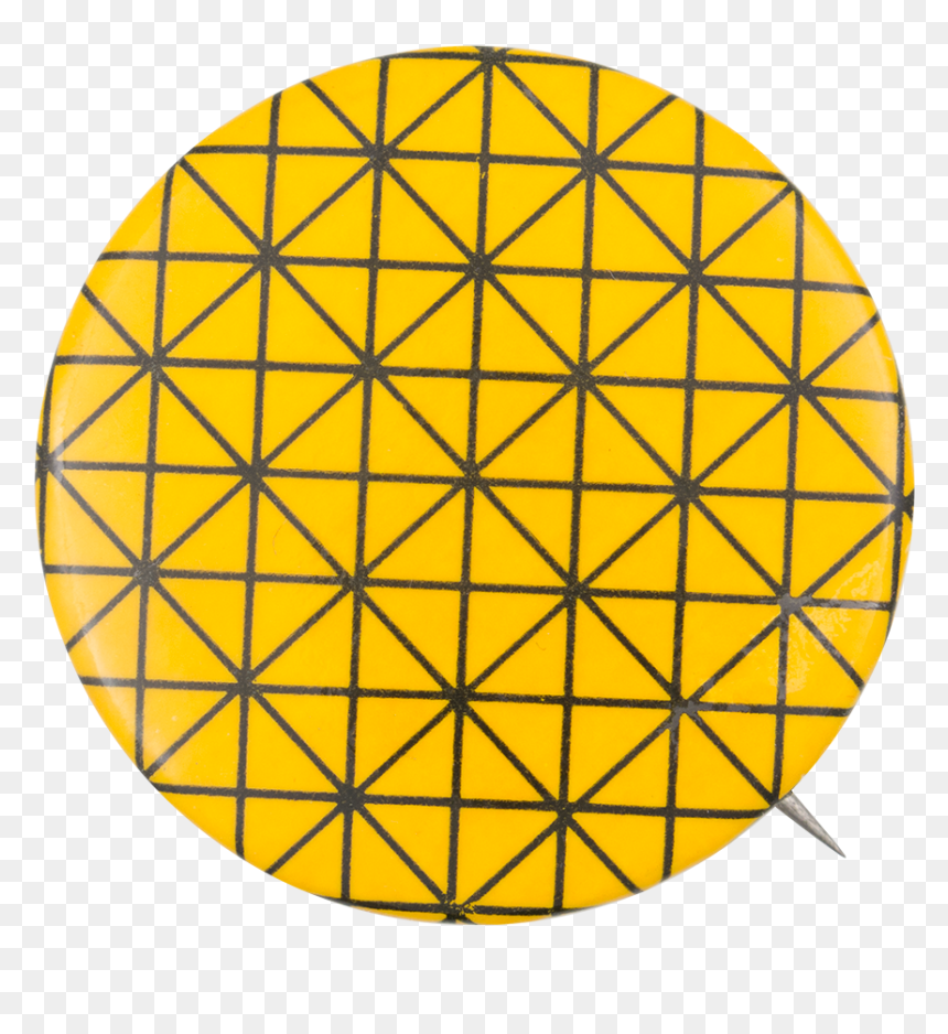 Yellow Pattern Art Button Museum - Issey Miyake Bao Bao White Tote, HD Png Download - yellow subscribe button png