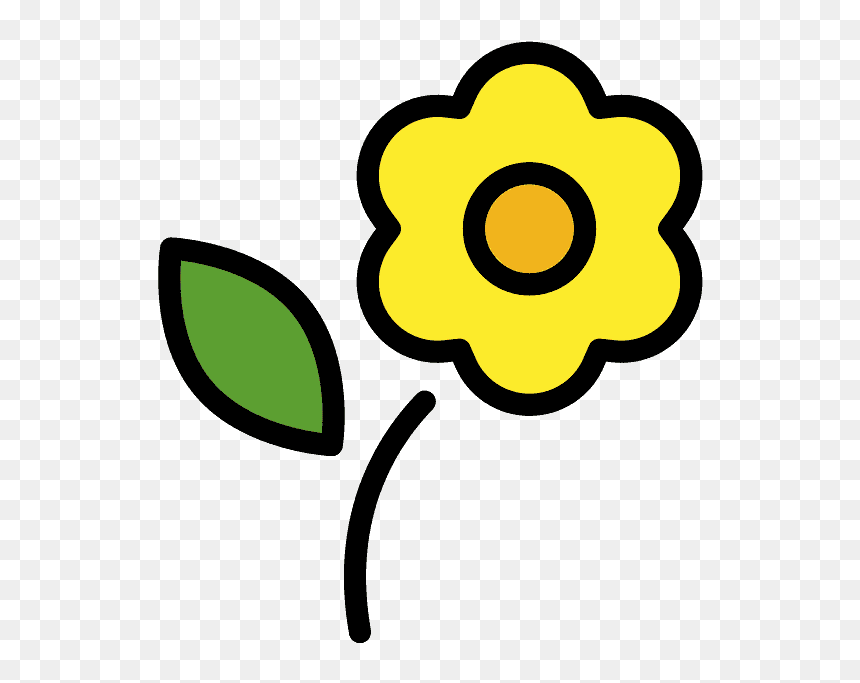 Blossom Emoji Clipart - Vector Graphics, HD Png Download - cherry blossom emoji png