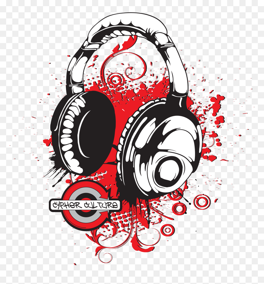 Headphones - Headphones Art Png, Transparent Png - rasta png