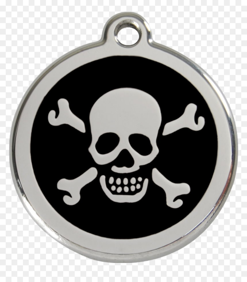 Pet Tag, HD Png Download - skull and cross bones png