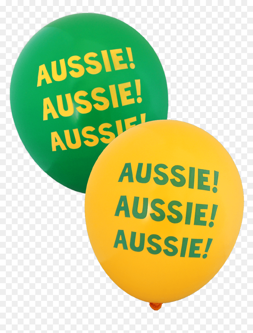 Aussie Aussie Aussie Balloons [1824] - Szczeliniec Wielki, HD Png Download - yellow balloons png