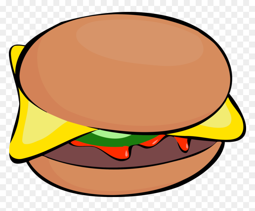 Cheeseburger Hamburger Sandwich Patty Bread - Burger Images Clip Art, HD Png Download - burger clipart png