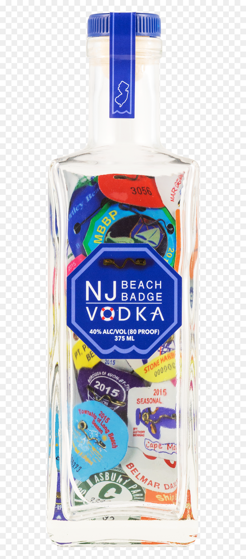 Double-sided Label Example - Bottle, HD Png Download - label shapes png
