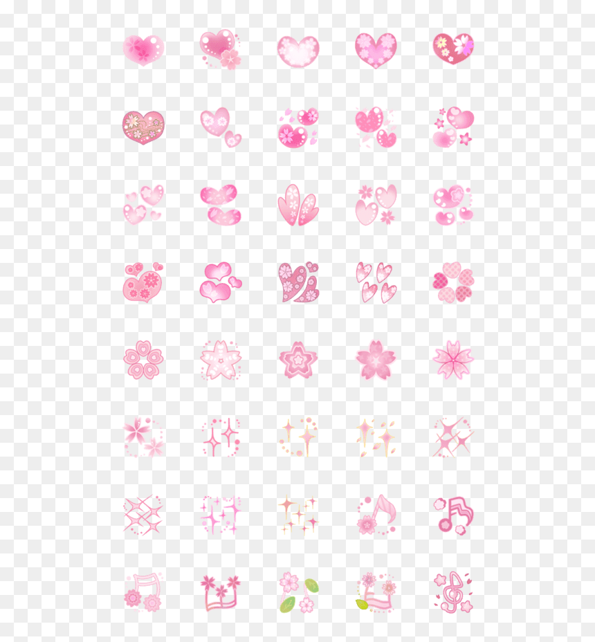 Pattern, HD Png Download - cherry blossom emoji png