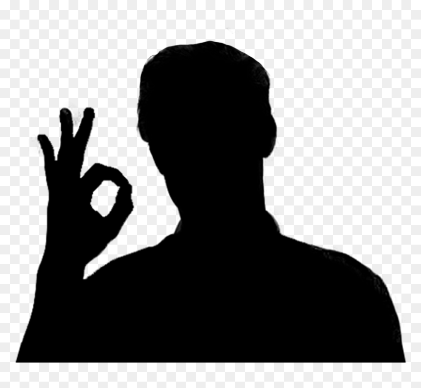 Silhouette - Man Silhouette Png Free, Transparent Png - man in suit silhouette png