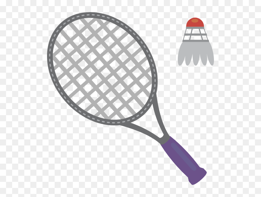 Tennis Racket Vector, HD Png Download - badminton racket png