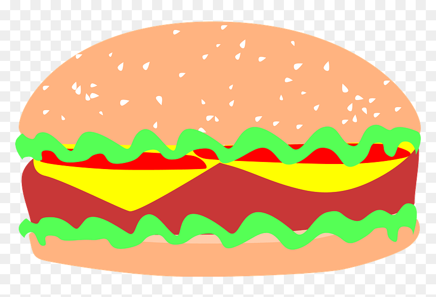 Fx13 Burger Clipart - Portable Network Graphics, HD Png Download - burger clipart png