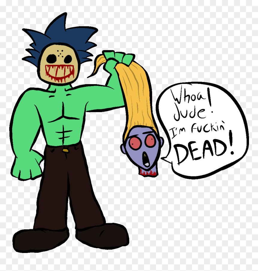 Natan Martinez My Art Zombie Zombie Head Storms-cafe - Cartoon, HD Png Download - zombie head png