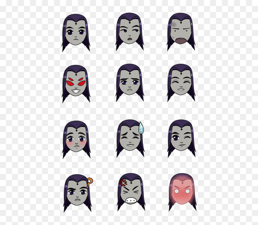 Cartoon, HD Png Download - raven teen titans png