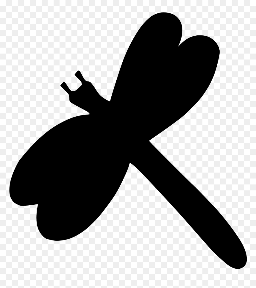 Libélula Dibujo Png, Transparent Png - dragonfly silhouette png