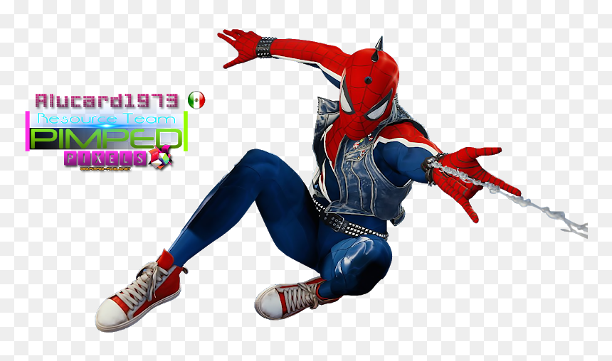 Ps4 Spiderman Suit Original, HD Png Download - punk png