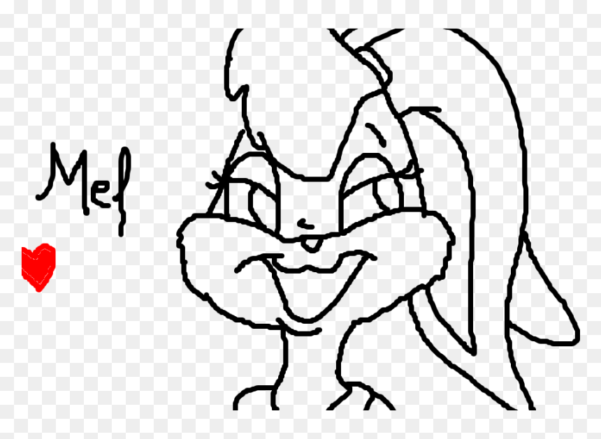 Line Art , Png Download - Line Art, Transparent Png - lola bunny png