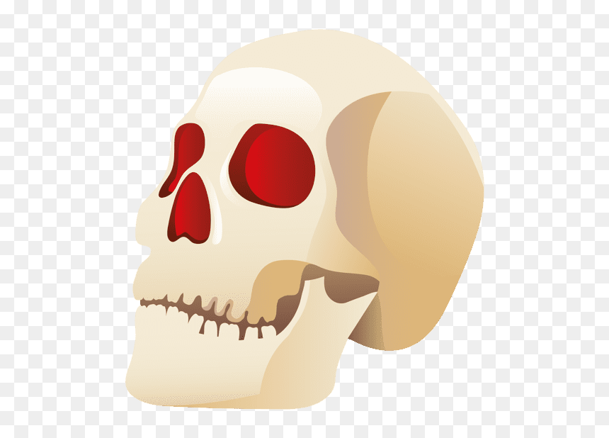 Skulls - Halloween Skull Clip Art, HD Png Download - dinosaur skull png