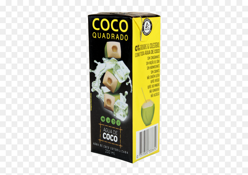 Água De Coco Quadrado 200ml"
 Title="água De Coco Quadrado - Agua De Coco Quadrado, HD Png Download - quadrado png