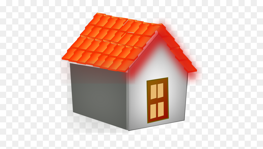 Clip Art At Clker - Roof Clipart, HD Png Download - house roof png