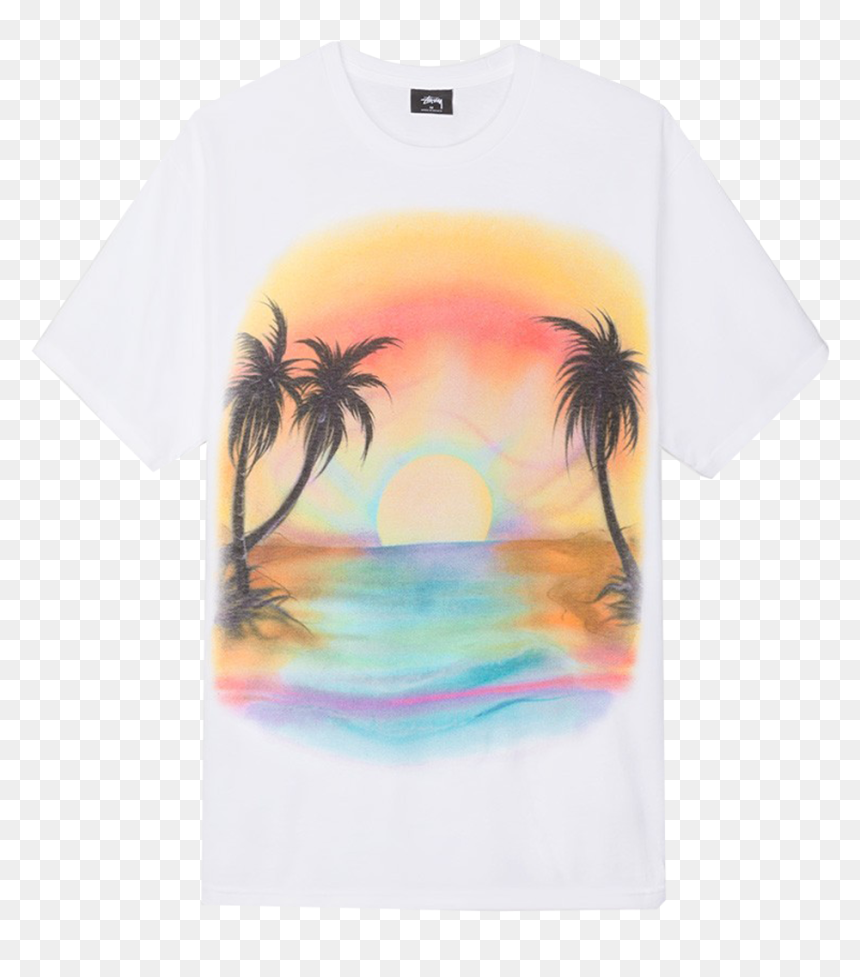 Stussy Men Sunset Hoody (1200x1341), Png Download - Desert Palm, Transparent Png - stussy logo png