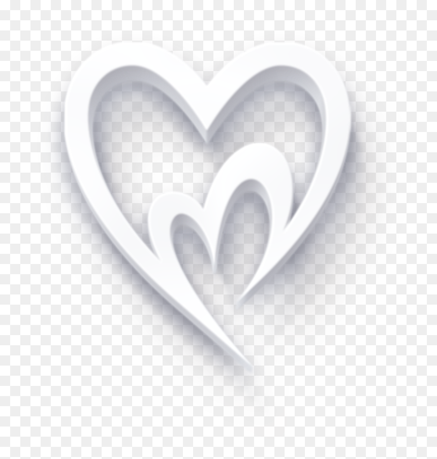 Heart, HD Png Download - silver heart png