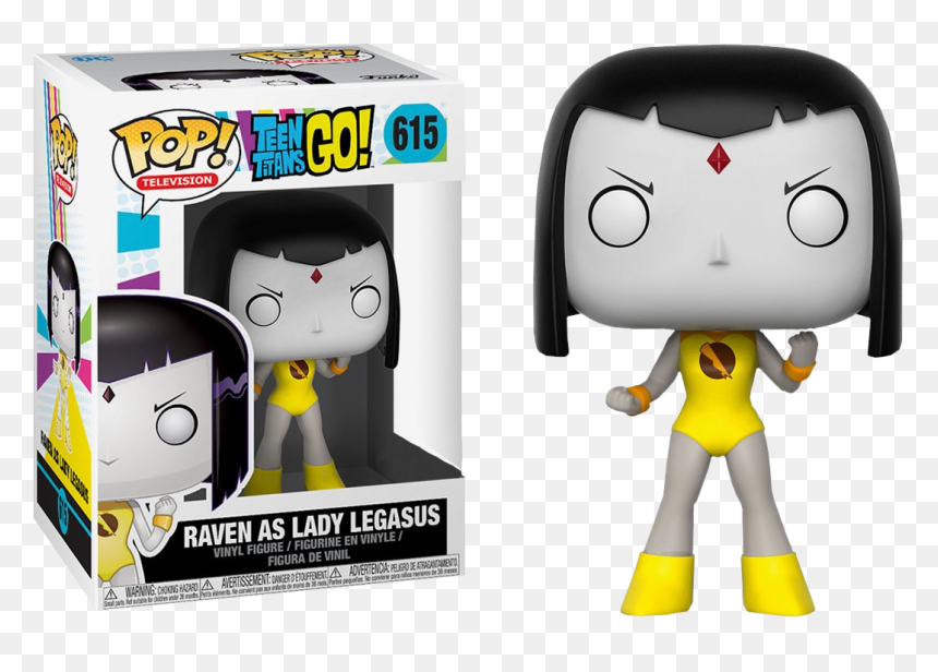 Raven As Lady Legasus Funko Pop, HD Png Download - raven teen titans png