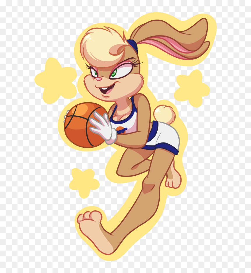 Basketball Bunny, HD Png Download - lola bunny png