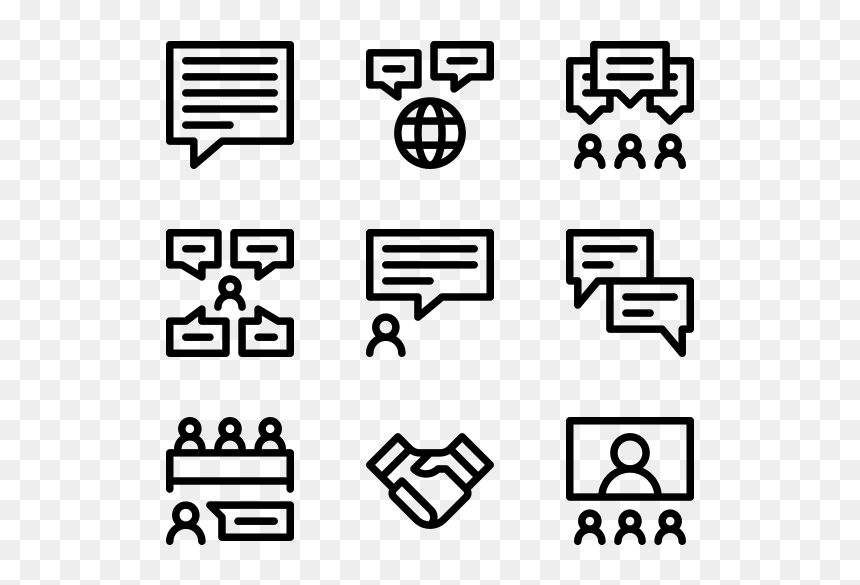Blockchain Icons, HD Png Download - discussion png