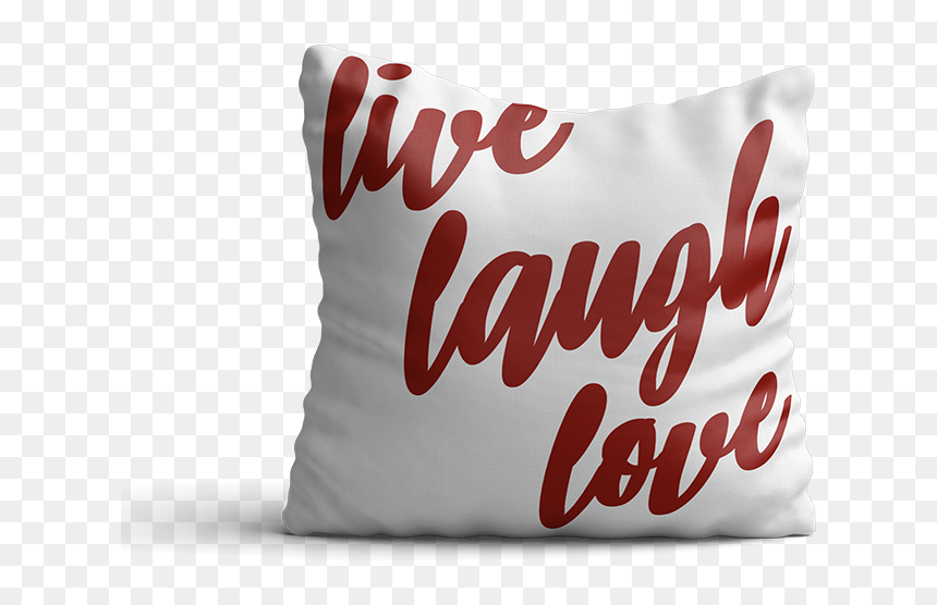 Live Laugh Love - Cushion, HD Png Download - live laugh love png