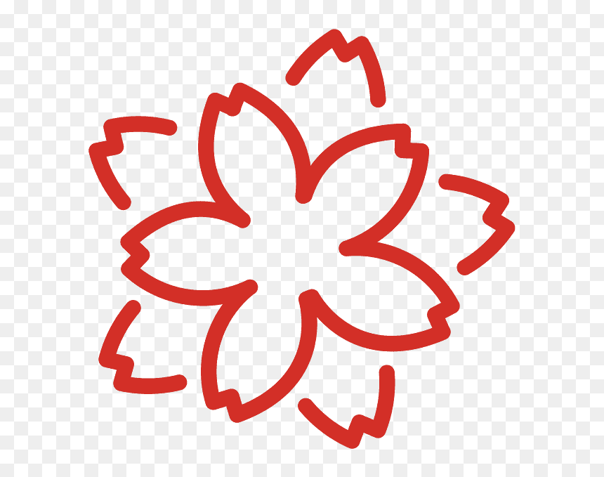 Circle Logo Shapes Png, Transparent Png - cherry blossom emoji png