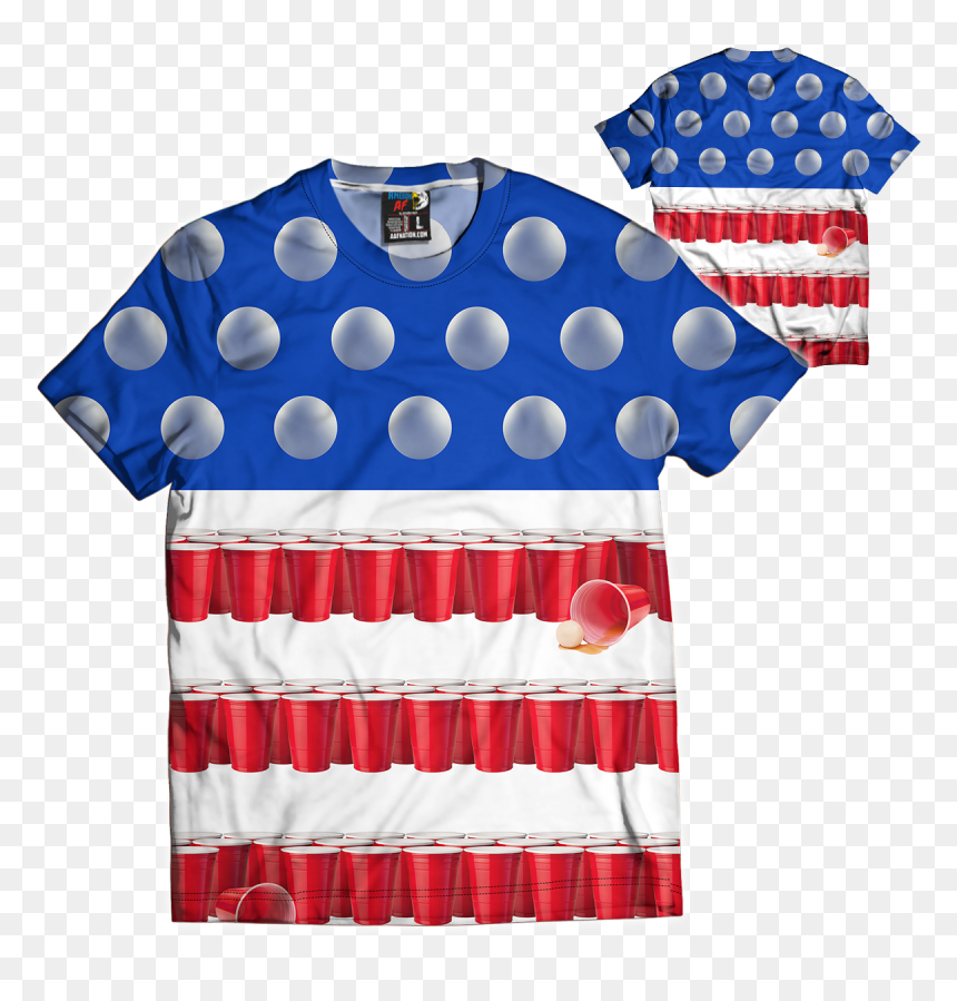 Polka Dot, HD Png Download - beer pong cups png