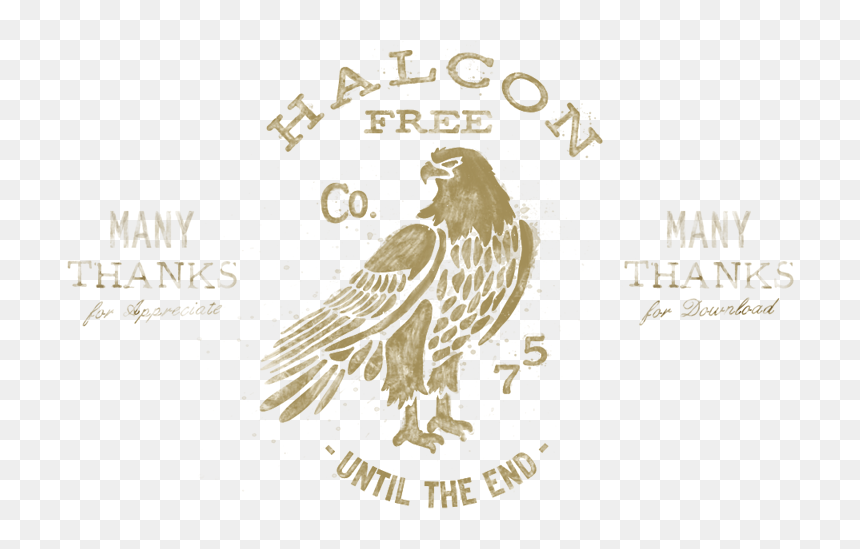 Hawk, HD Png Download - vintage badge png