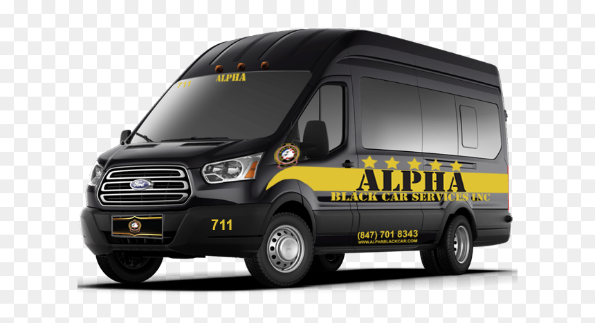 2018 Blue Ford Transit, HD Png Download - minivan png