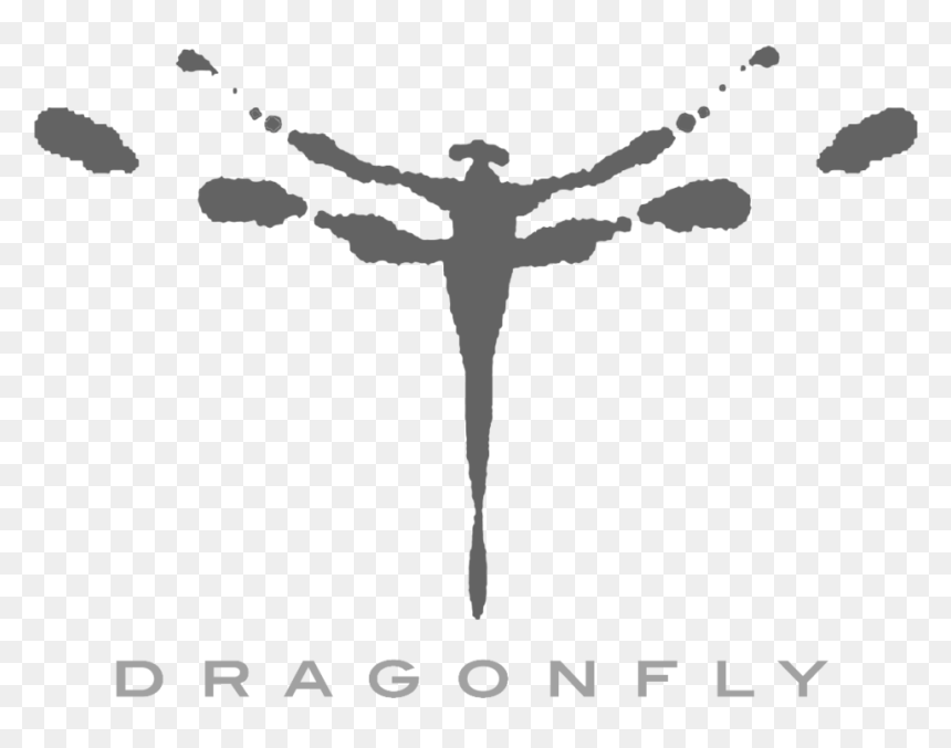 Dragonfly-logo, HD Png Download - dragonfly silhouette png